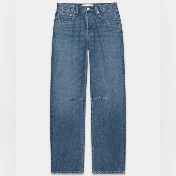 Denim Forum The '90s Mid-rise Loose Tapered Jean - Picture 1 of 10